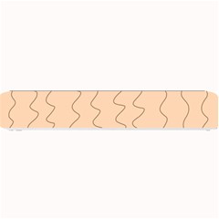 Lines Pattern Wiggly Minimal Print Small Bar Mat by Cemarart