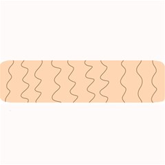 Lines Pattern Wiggly Minimal Print Large Bar Mat by Cemarart