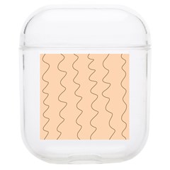 Lines Pattern Wiggly Minimal Print Soft Tpu Airpods 1/2 Case by Cemarart