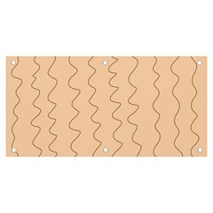 Lines Pattern Wiggly Minimal Print Banner And Sign 6  X 3  by Cemarart