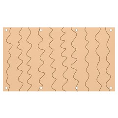 Lines Pattern Wiggly Minimal Print Banner And Sign 7  X 4  by Cemarart