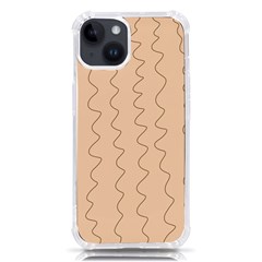 Lines Pattern Wiggly Minimal Print Iphone 14 Tpu Uv Print Case by Cemarart