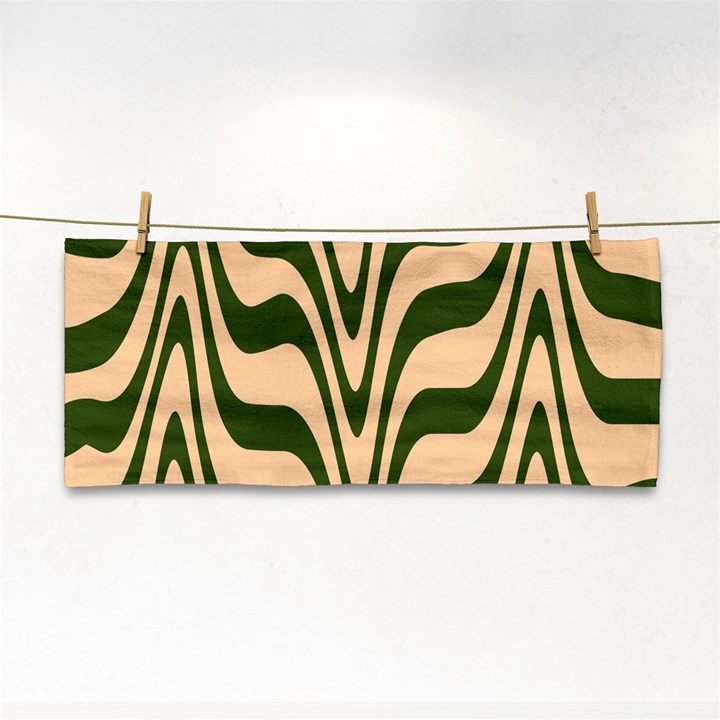 Swirl Pattern Abstract Marble Hand Towel