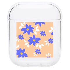 Flowers Pattern Floral Print Hard Pc Airpods 1/2 Case by Cemarart