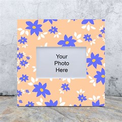 Flowers Pattern Floral Print White Box Photo Frame 4  X 6  by Cemarart