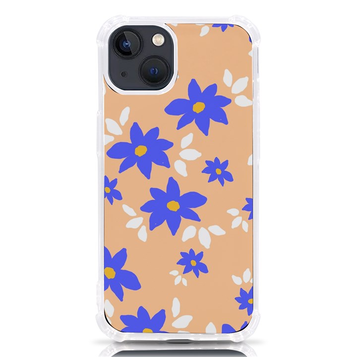 Flowers Pattern Floral Print iPhone 13 TPU UV Print Case