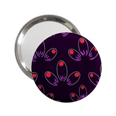 Pattern Petals Dots Print Seamless 2 25  Handbag Mirrors by Cemarart