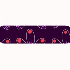 Pattern Petals Dots Print Seamless Large Bar Mat by Cemarart