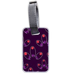 Pattern Petals Dots Print Seamless Luggage Tag (two Sides) by Cemarart