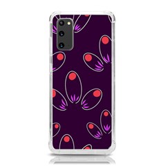 Pattern Petals Dots Print Seamless Samsung Galaxy S20 6 2 Inch Tpu Uv Case by Cemarart