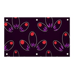 Pattern Petals Dots Print Seamless Banner And Sign 5  X 3  by Cemarart