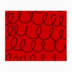 Red Background Wallpaper Small Glasses Cloth by Cemarart