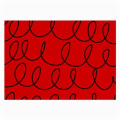 Red Background Wallpaper Large Glasses Cloth by Cemarart