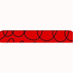 Red Background Wallpaper Small Bar Mat by Cemarart