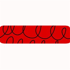 Red Background Wallpaper Large Bar Mat by Cemarart