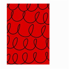 Red Background Wallpaper Large Garden Flag (two Sides) by Cemarart