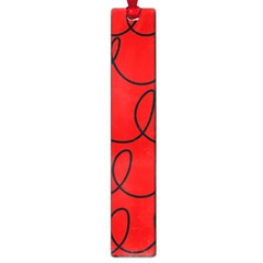 Red Background Wallpaper Large Book Marks by Cemarart