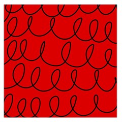 Red Background Wallpaper Square Satin Scarf (36  X 36 ) by Cemarart