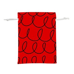 Red Background Wallpaper Lightweight Drawstring Pouch (s) by Cemarart