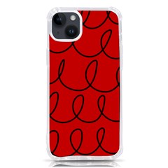 Red Background Wallpaper Iphone 14 Plus Tpu Uv Print Case by Cemarart