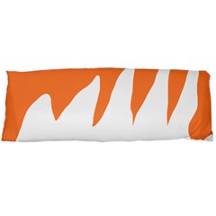 Orange Background Halloween Body Pillow Case (dakimakura) by Cemarart