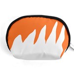 Orange Background Halloween Accessory Pouch (Medium) Front