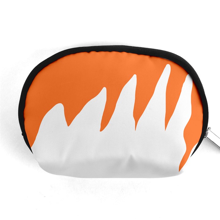 Orange Background Halloween Accessory Pouch (Medium)