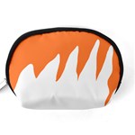 Orange Background Halloween Accessory Pouch (Medium) Back