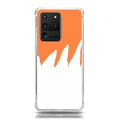 Orange Background Halloween Samsung Galaxy S20 Ultra 6 9 Inch Tpu Uv Case by Cemarart