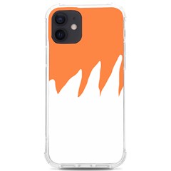 Orange Background Halloween Iphone 12/12 Pro Tpu Uv Print Case by Cemarart