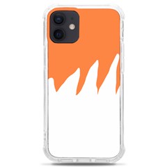 Orange Background Halloween Iphone 12 Mini Tpu Uv Print Case	 by Cemarart