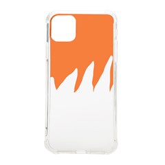 Orange Background Halloween Iphone 11 Pro Max 6 5 Inch Tpu Uv Print Case by Cemarart