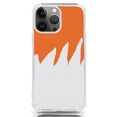 Orange Background Halloween Iphone 13 Pro Max Tpu Uv Print Case by Cemarart