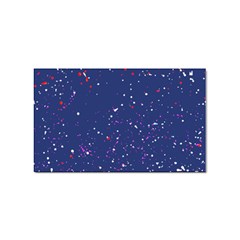 Texture Grunge Speckles Dots Sticker (rectangular) by Cemarart