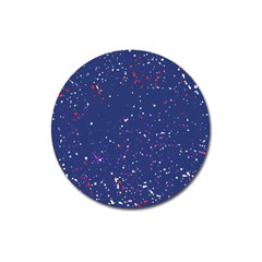 Texture Grunge Speckles Dots Magnet 3  (round) by Cemarart