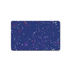 Texture Grunge Speckles Dots Magnet (name Card) by Cemarart