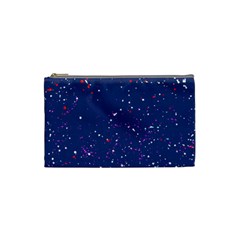 Texture Grunge Speckles Dots Cosmetic Bag (small) by Cemarart