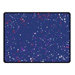 Texture Grunge Speckles Dots Two Sides Fleece Blanket (Small) 45 x34  Blanket Back