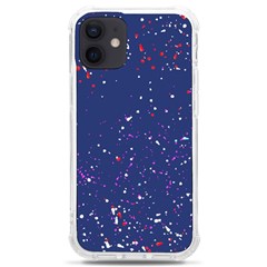 Texture Grunge Speckles Dots Iphone 12 Mini Tpu Uv Print Case	 by Cemarart