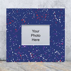 Texture Grunge Speckles Dots White Wall Photo Frame 5  X 7  by Cemarart