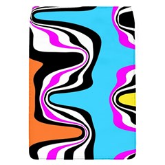 Liquid Warp Background Orange Blue Removable Flap Cover (s) by Cemarart