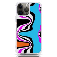 Liquid Warp Background Orange Blue Iphone 13 Pro Max Tpu Uv Print Case by Cemarart