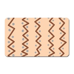 Print Pattern Minimal Tribal Magnet (rectangular) by Cemarart