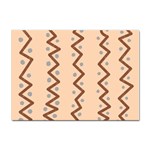 Print Pattern Minimal Tribal Sticker A4 (10 pack) Front