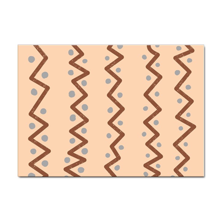 Print Pattern Minimal Tribal Sticker A4 (10 pack)