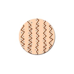 Print Pattern Minimal Tribal Golf Ball Marker by Cemarart