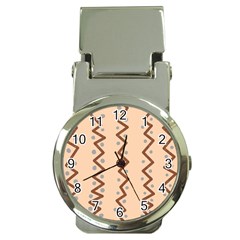 Print Pattern Minimal Tribal Money Clip Watches by Cemarart