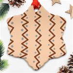 Print Pattern Minimal Tribal Ornament (Snowflake) Front