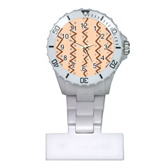 Print Pattern Minimal Tribal Plastic Nurses Watch by Cemarart