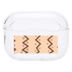 Print Pattern Minimal Tribal Hard Pc Airpods Pro Case by Cemarart